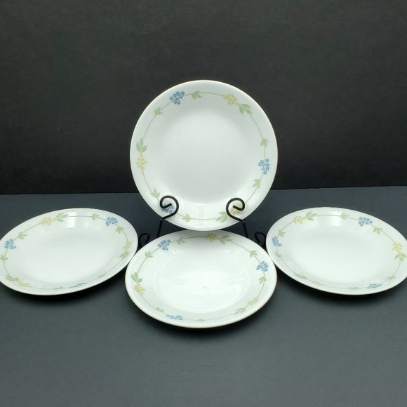 Corelle Secret Garden Appetizer Plates Corning Bread and Butter Dessert Plates - Picture 1 of 4